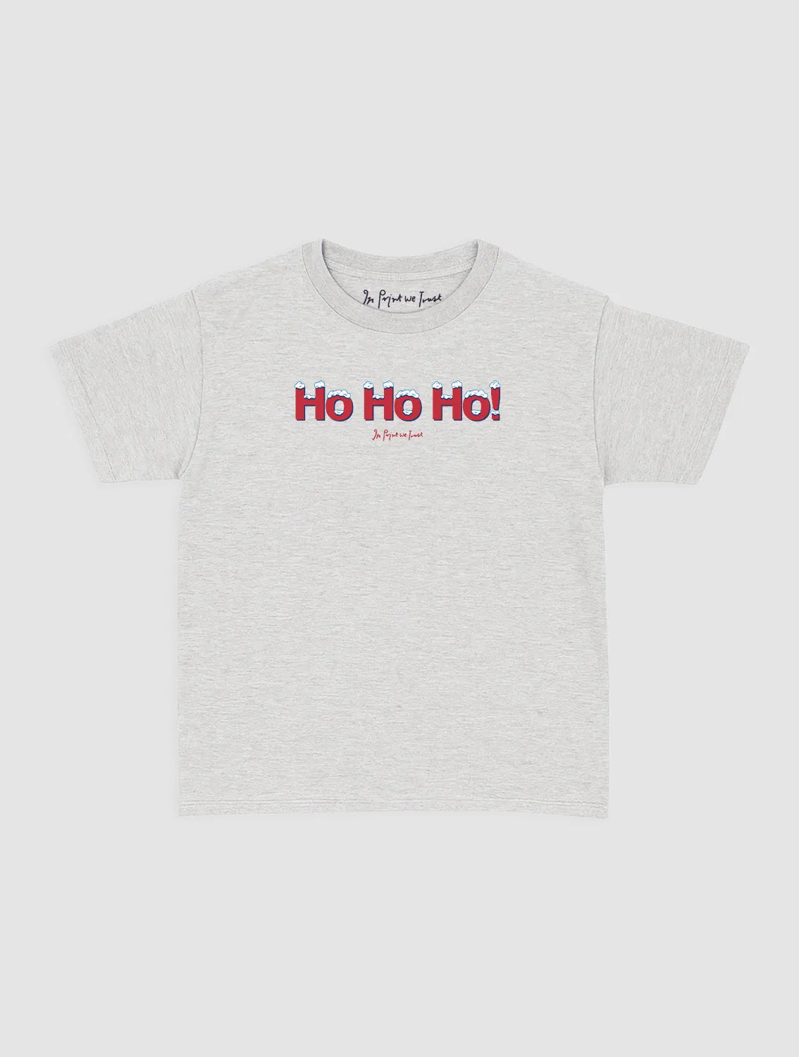 ho ho ho! baby tee - In Print We Trust