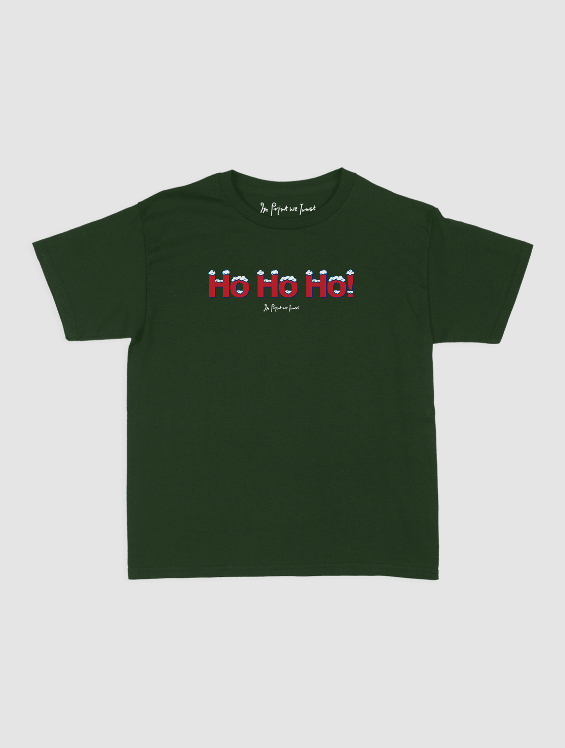 ho ho ho! baby tee - In Print We Trust
