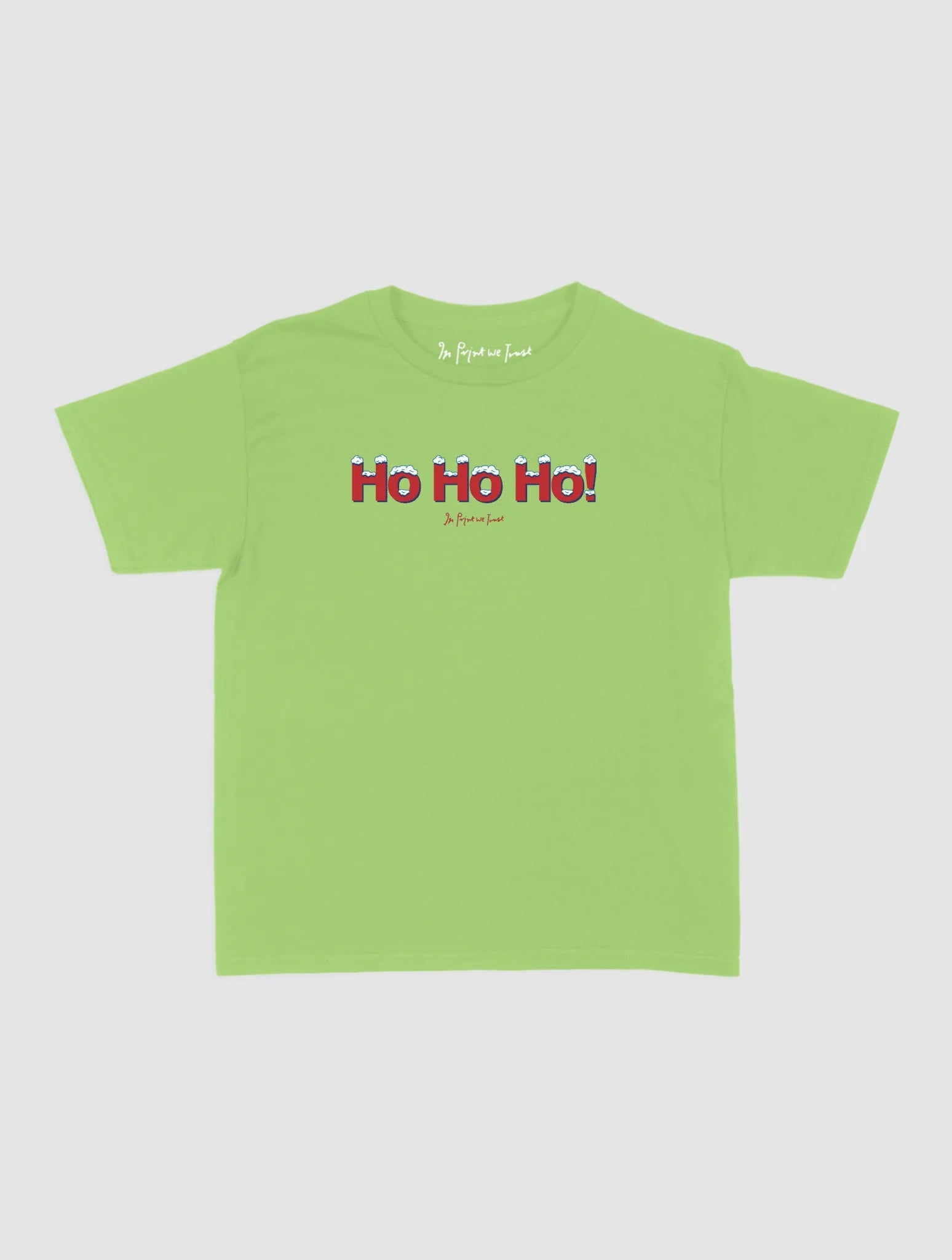 ho ho ho! baby tee - In Print We Trust
