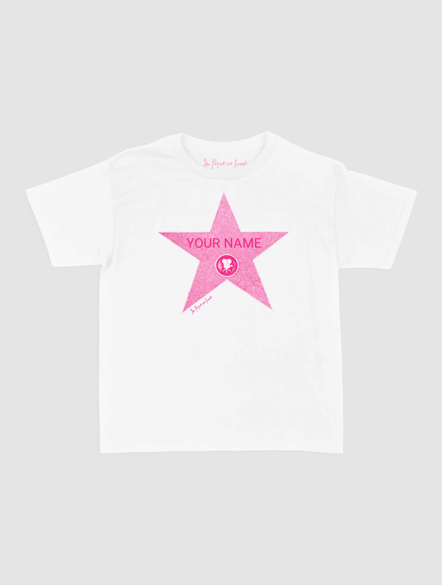 Hollywood Star Baby Tee - In Print We Trust