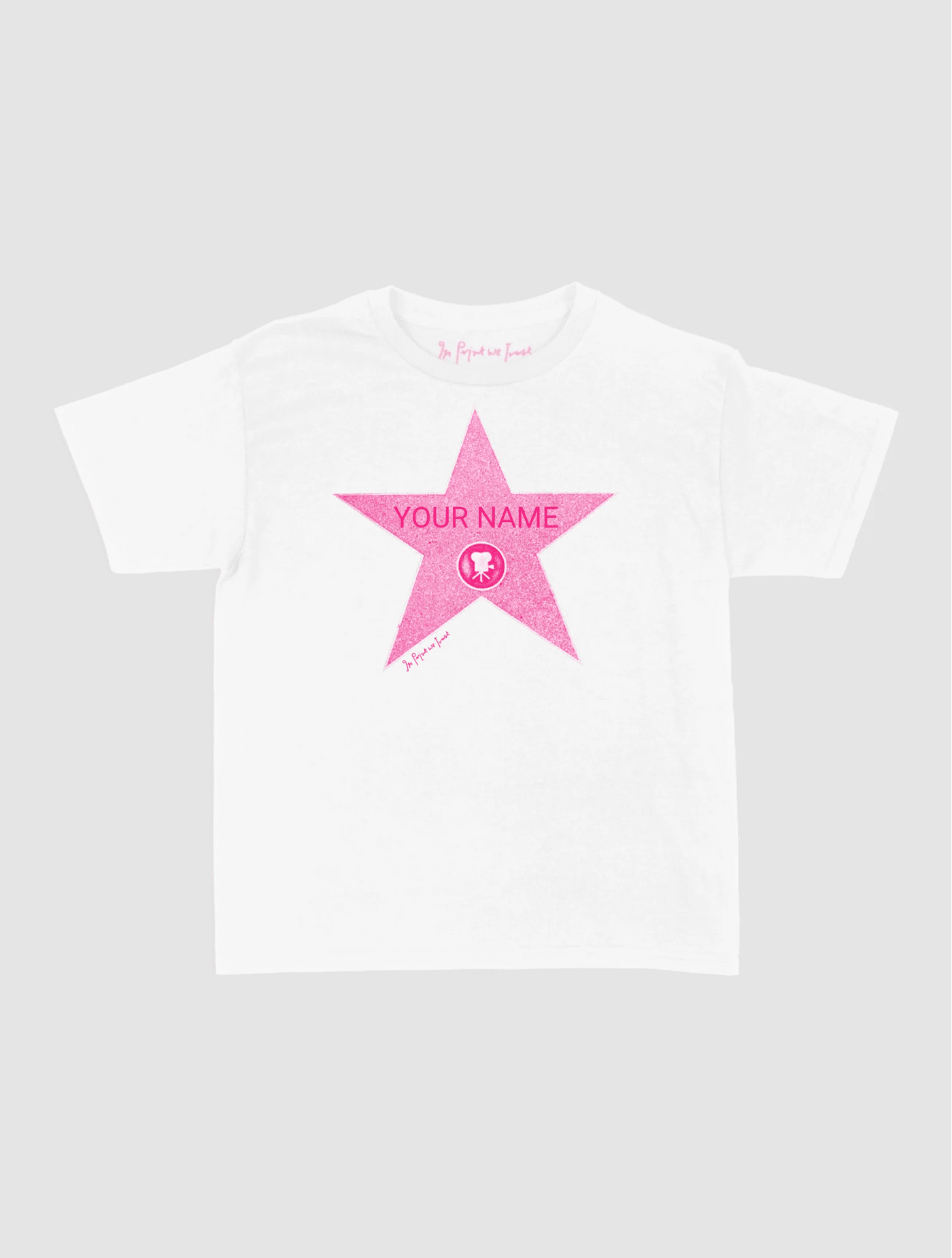 hollywood star custom baby tee - In Print We Trust