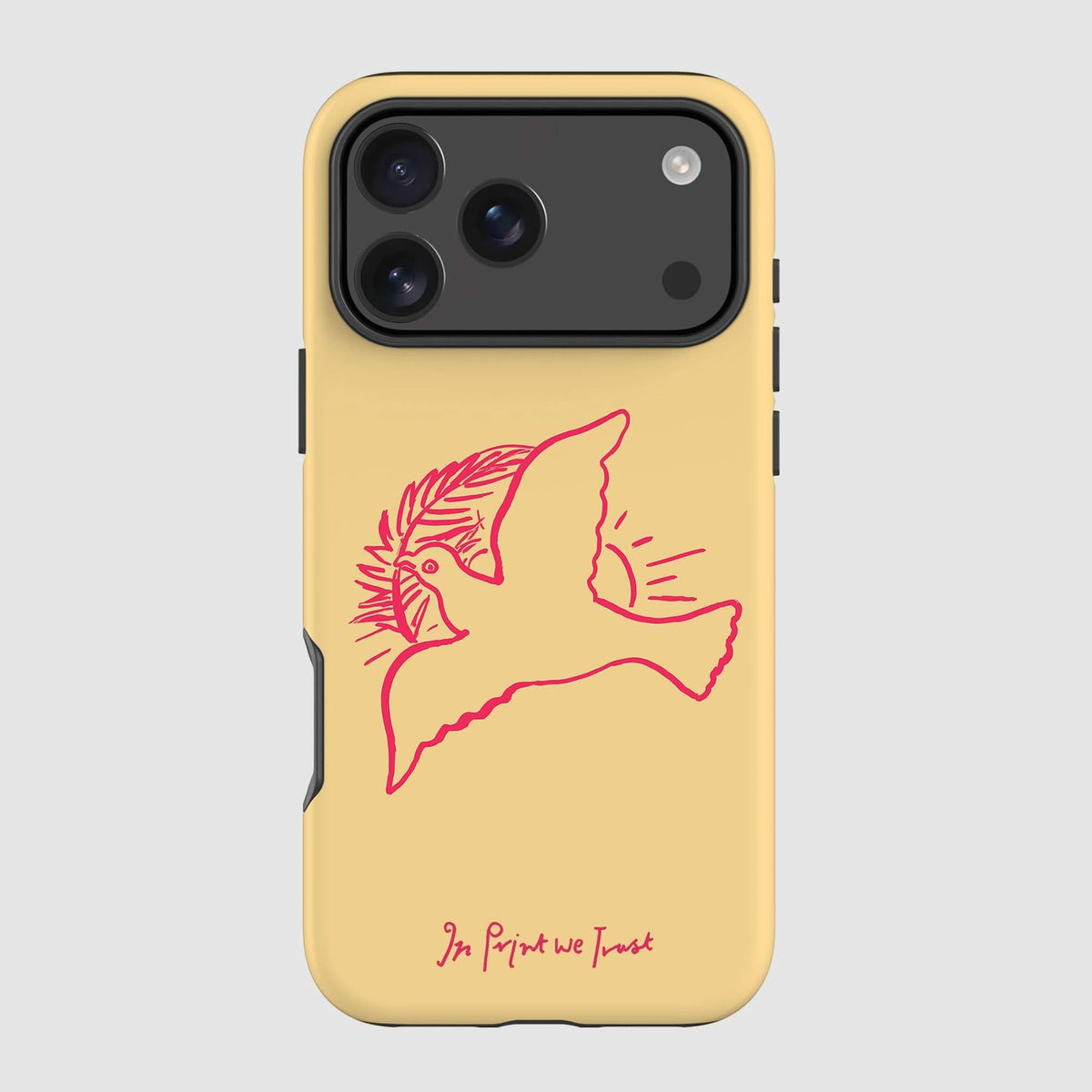 hope tough iPhone case - In Print We Trust