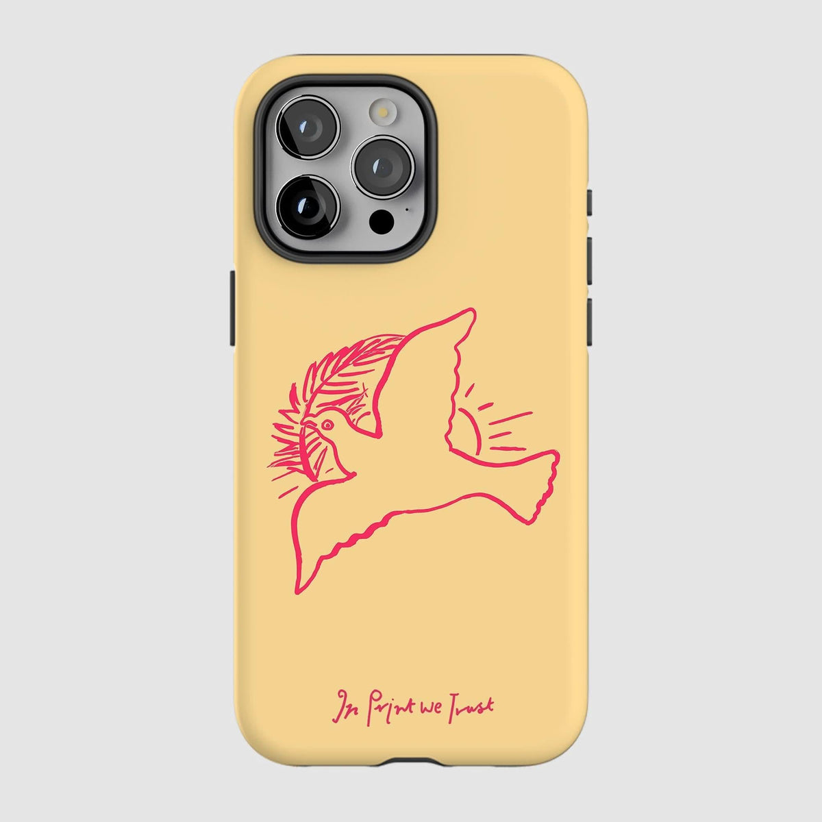 hope tough iPhone case - In Print We Trust