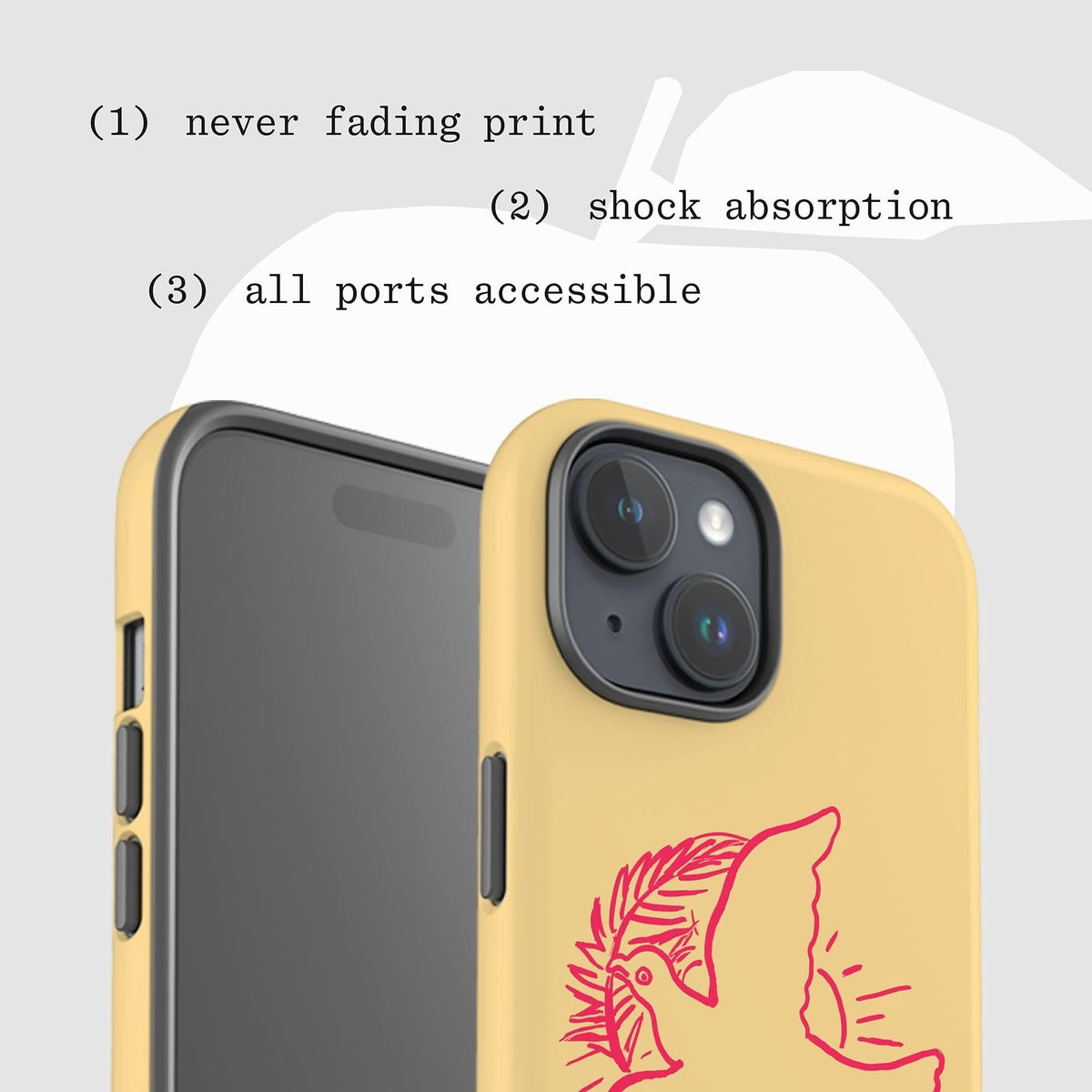 hope tough iPhone case - In Print We Trust
