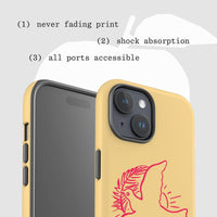 hope tough iPhone case - In Print We Trust