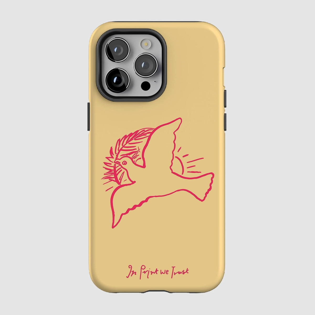 hope tough iPhone case - In Print We Trust