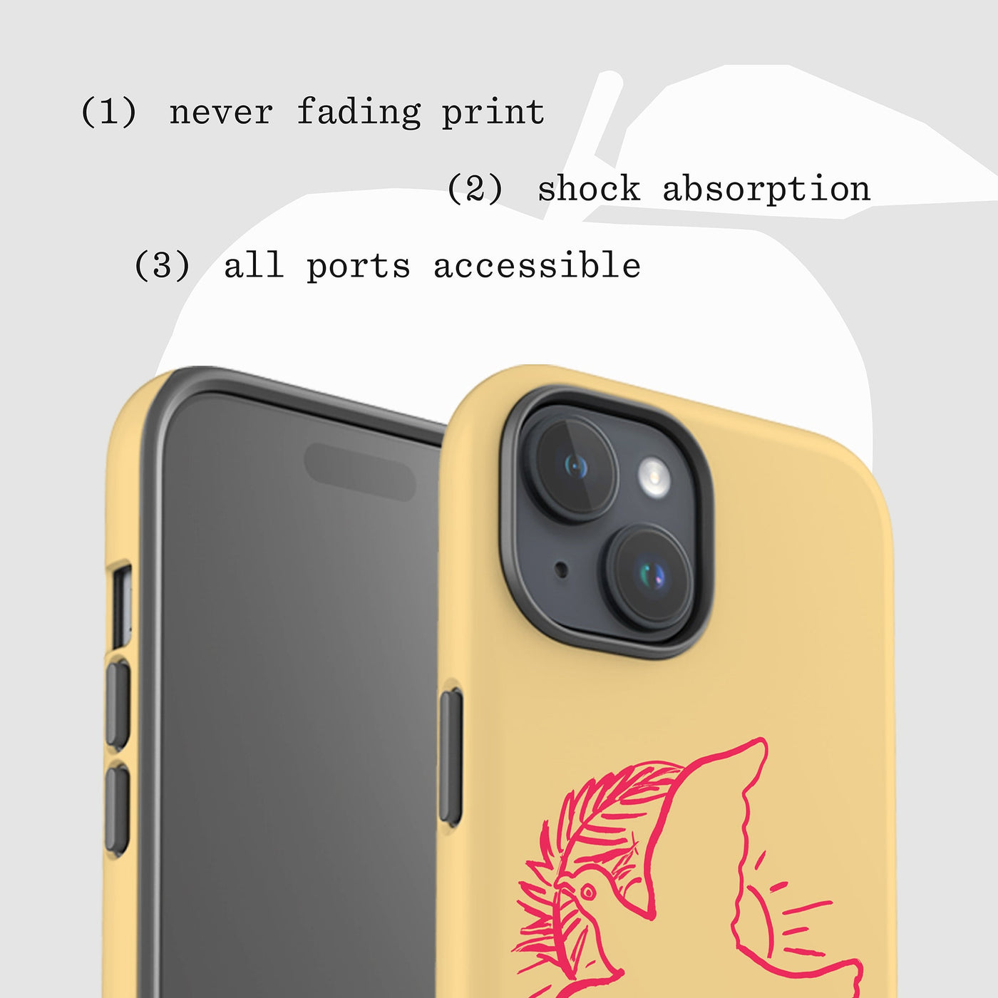 hope tough iPhone case - In Print We Trust