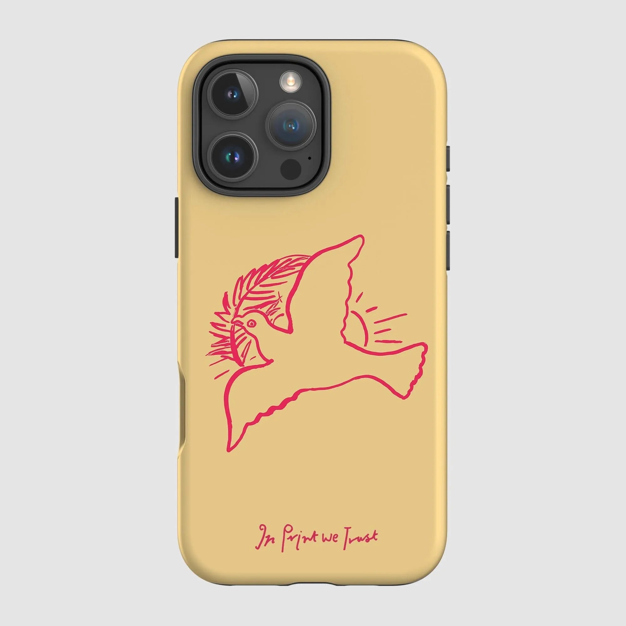hope tough iPhone case - In Print We Trust