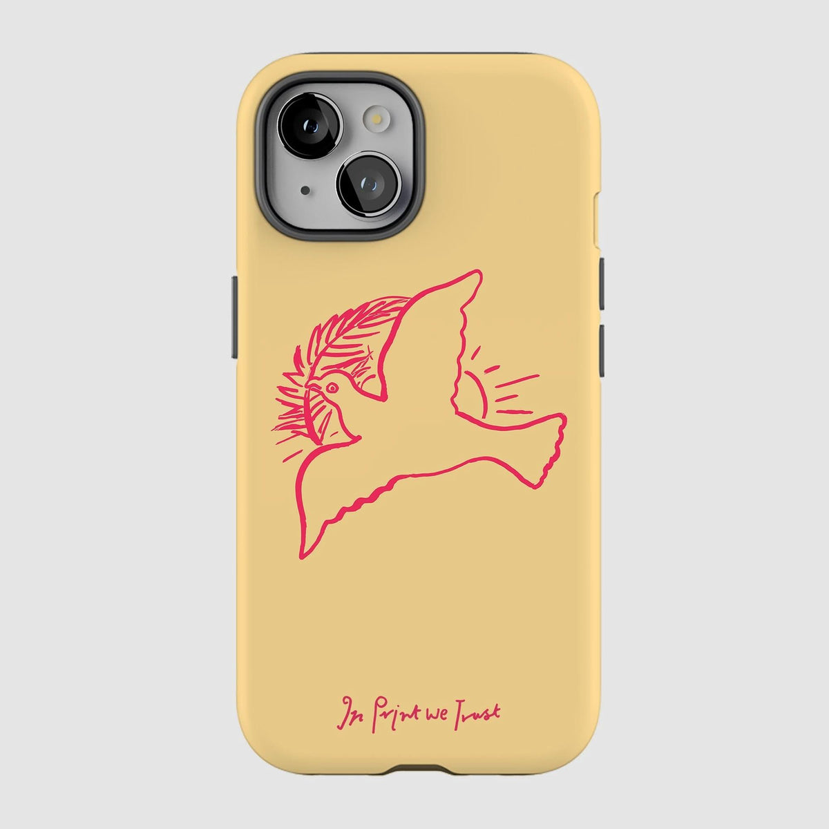 hope tough iPhone case - In Print We Trust