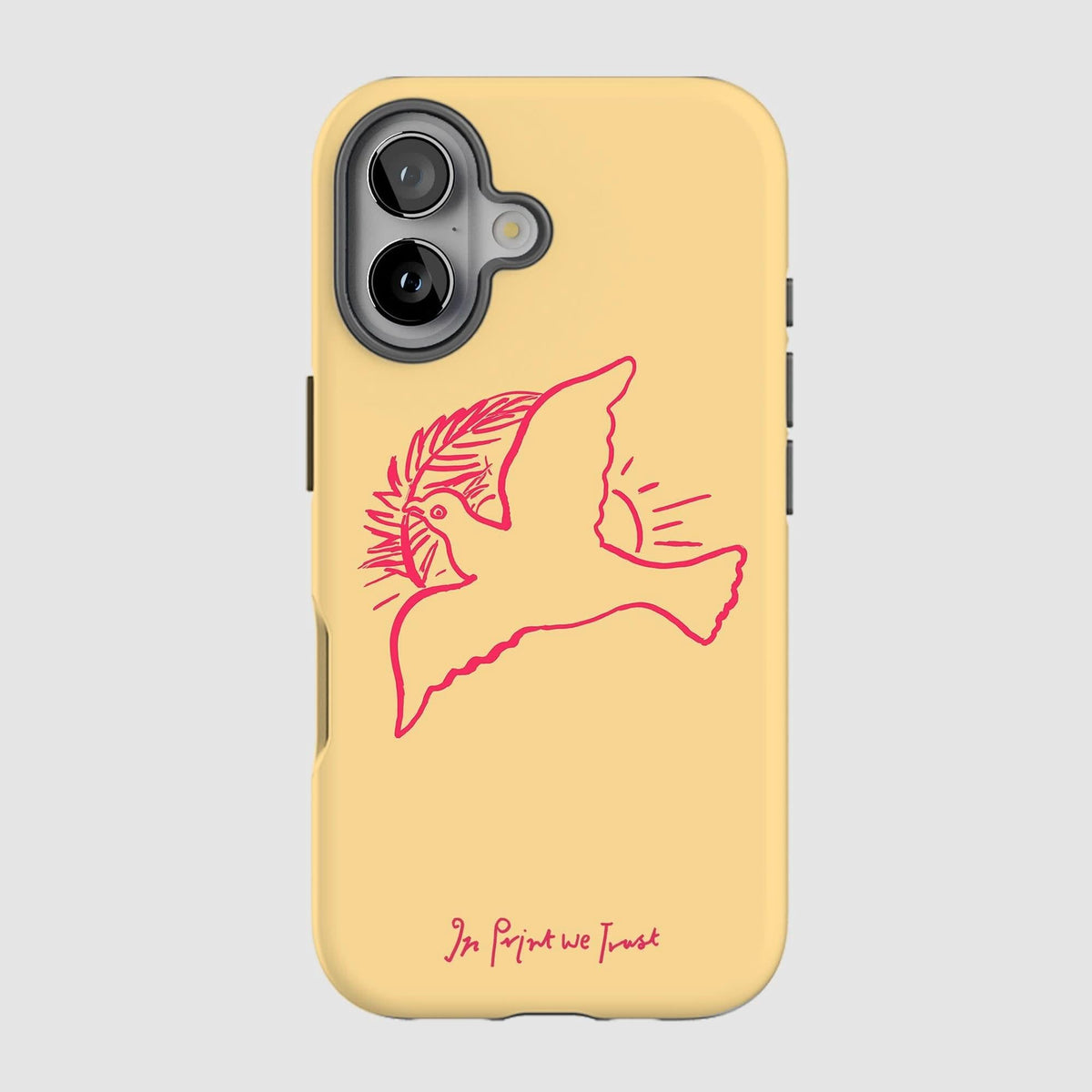 hope tough iPhone case - In Print We Trust