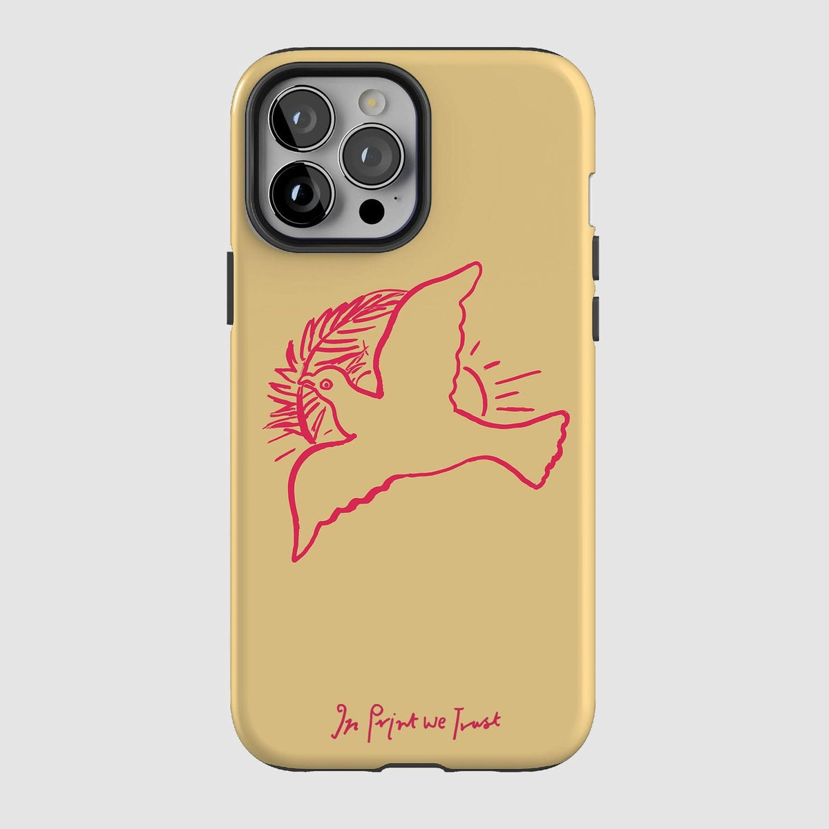 hope tough iPhone case - In Print We Trust