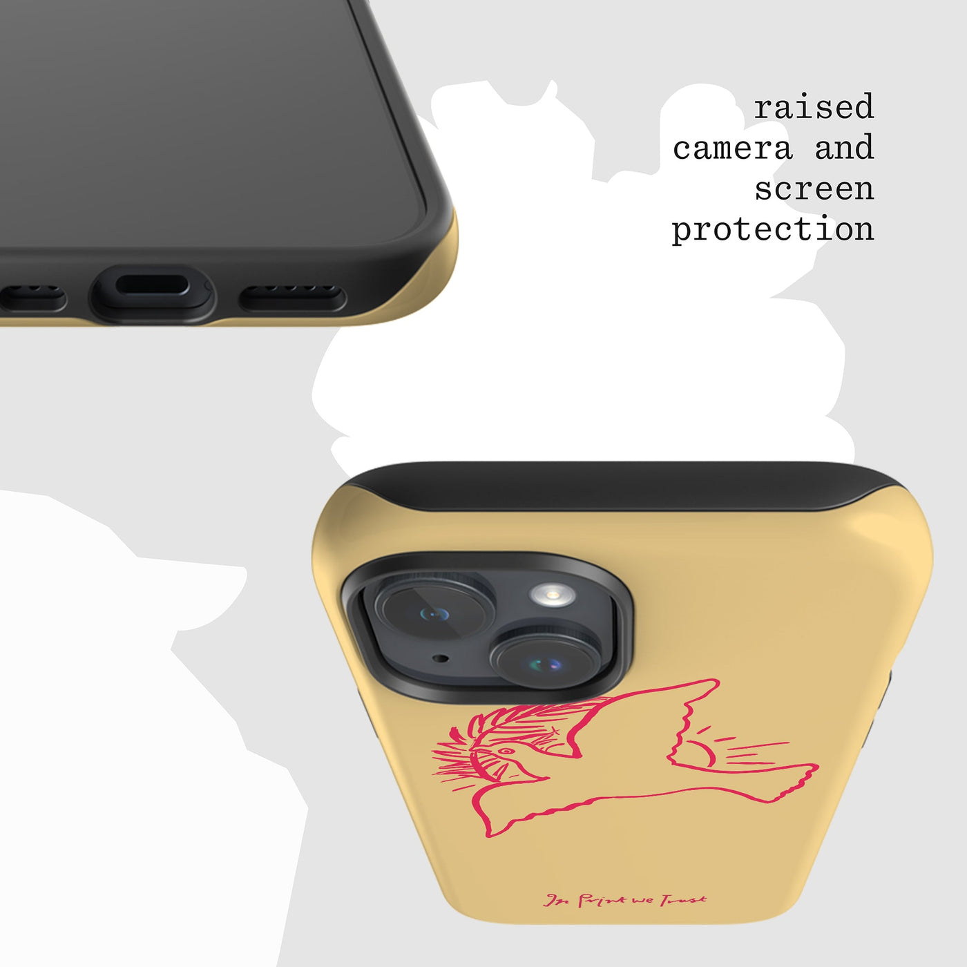 hope tough iPhone case - In Print We Trust