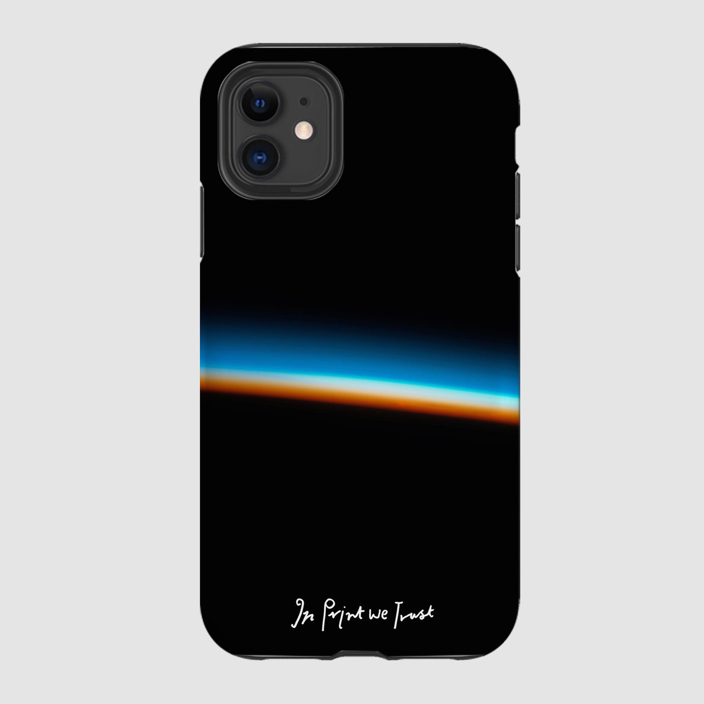 horizon tough iPhone case - In Print We Trust