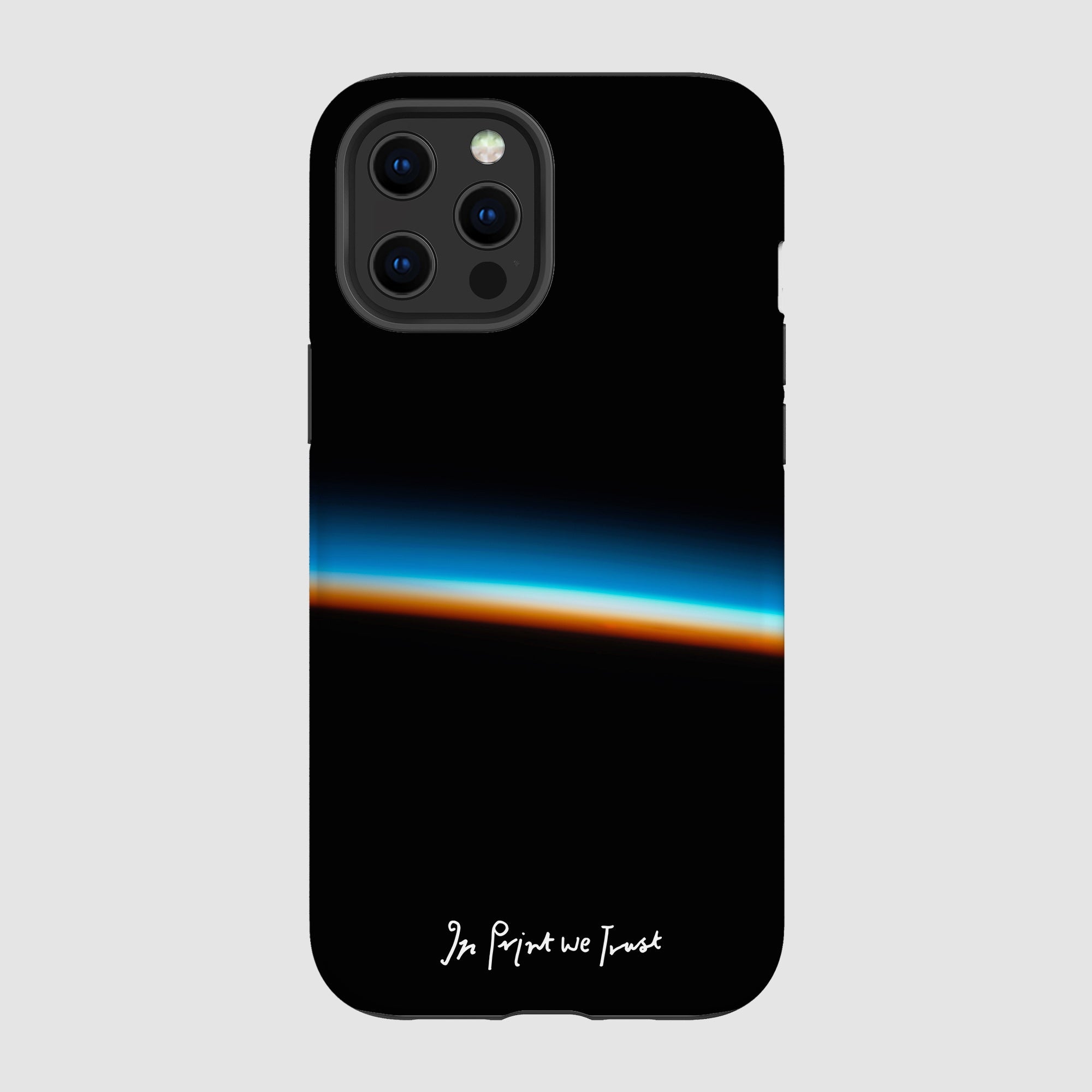 horizon tough iPhone case - In Print We Trust