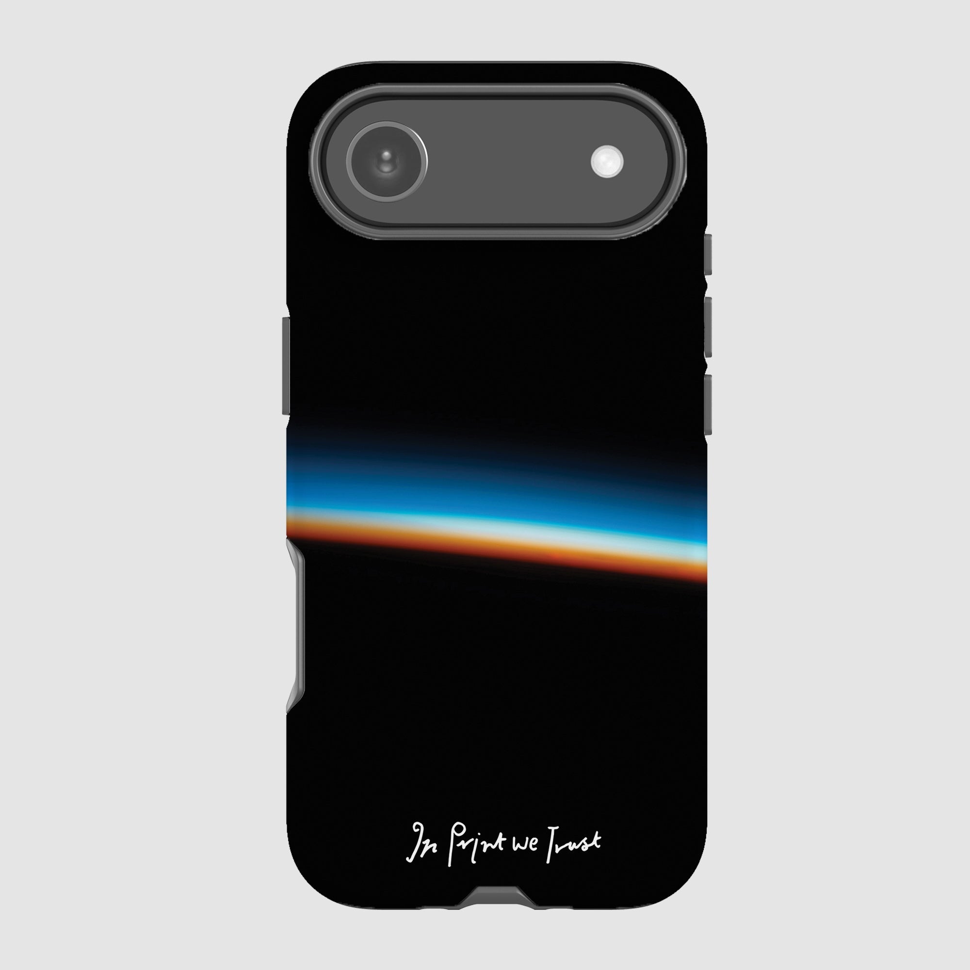 horizon tough iPhone case - In Print We Trust