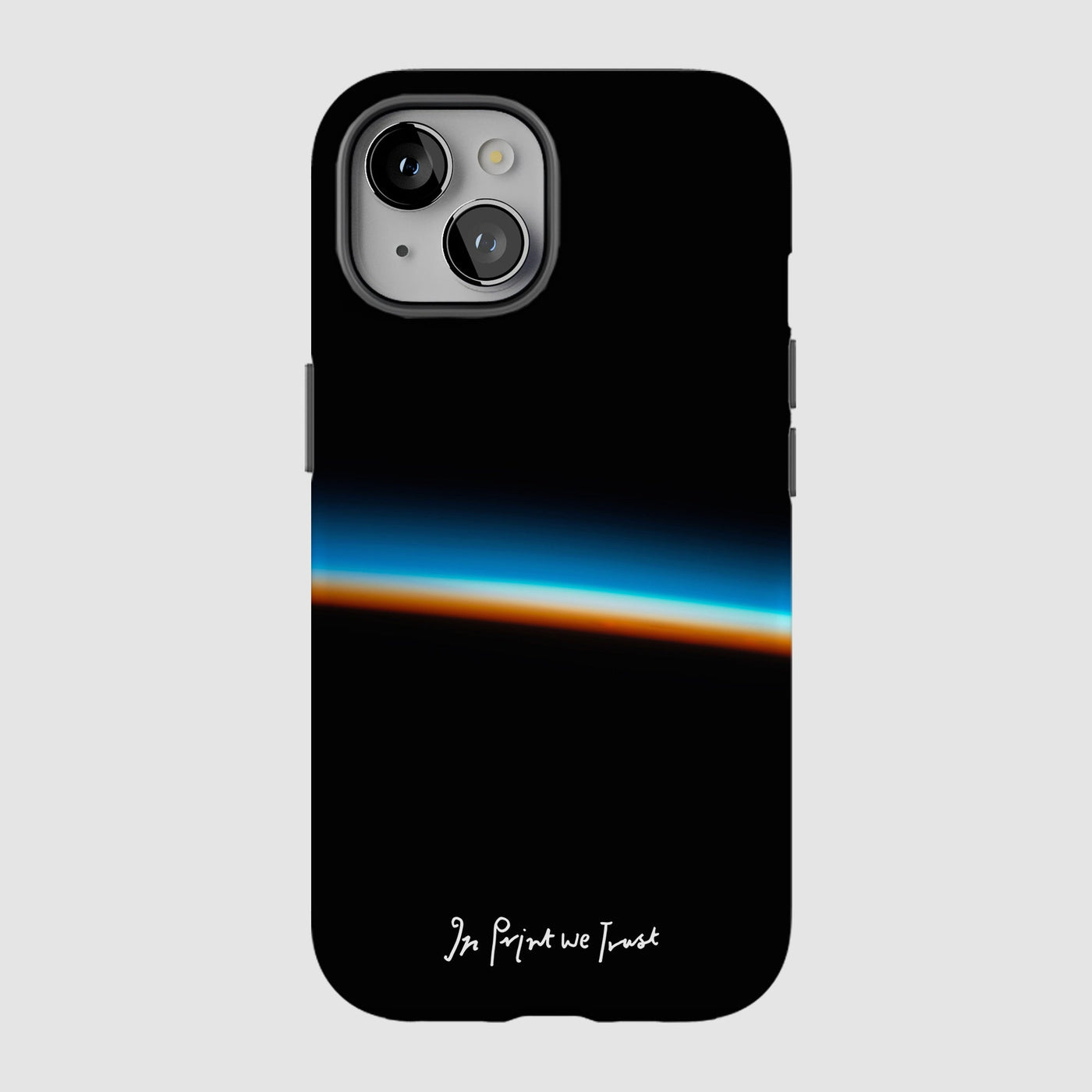 horizon tough iPhone case - In Print We Trust