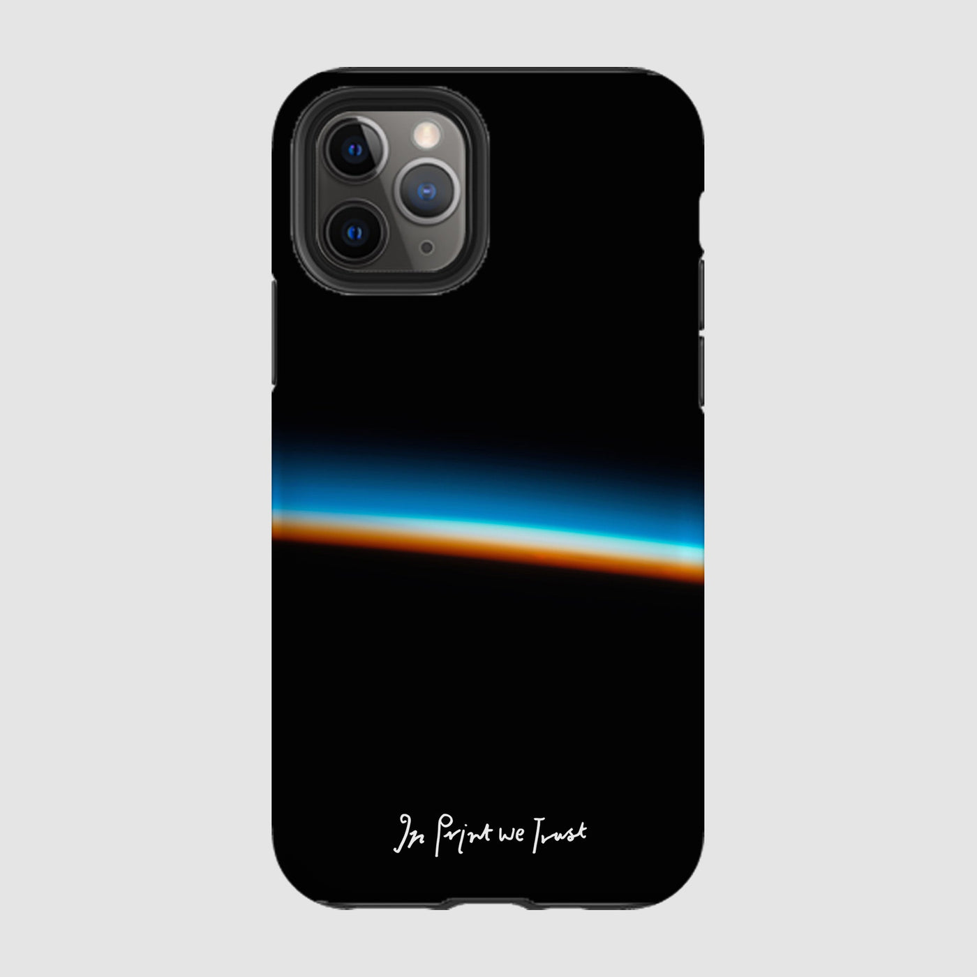 horizon tough iPhone case - In Print We Trust