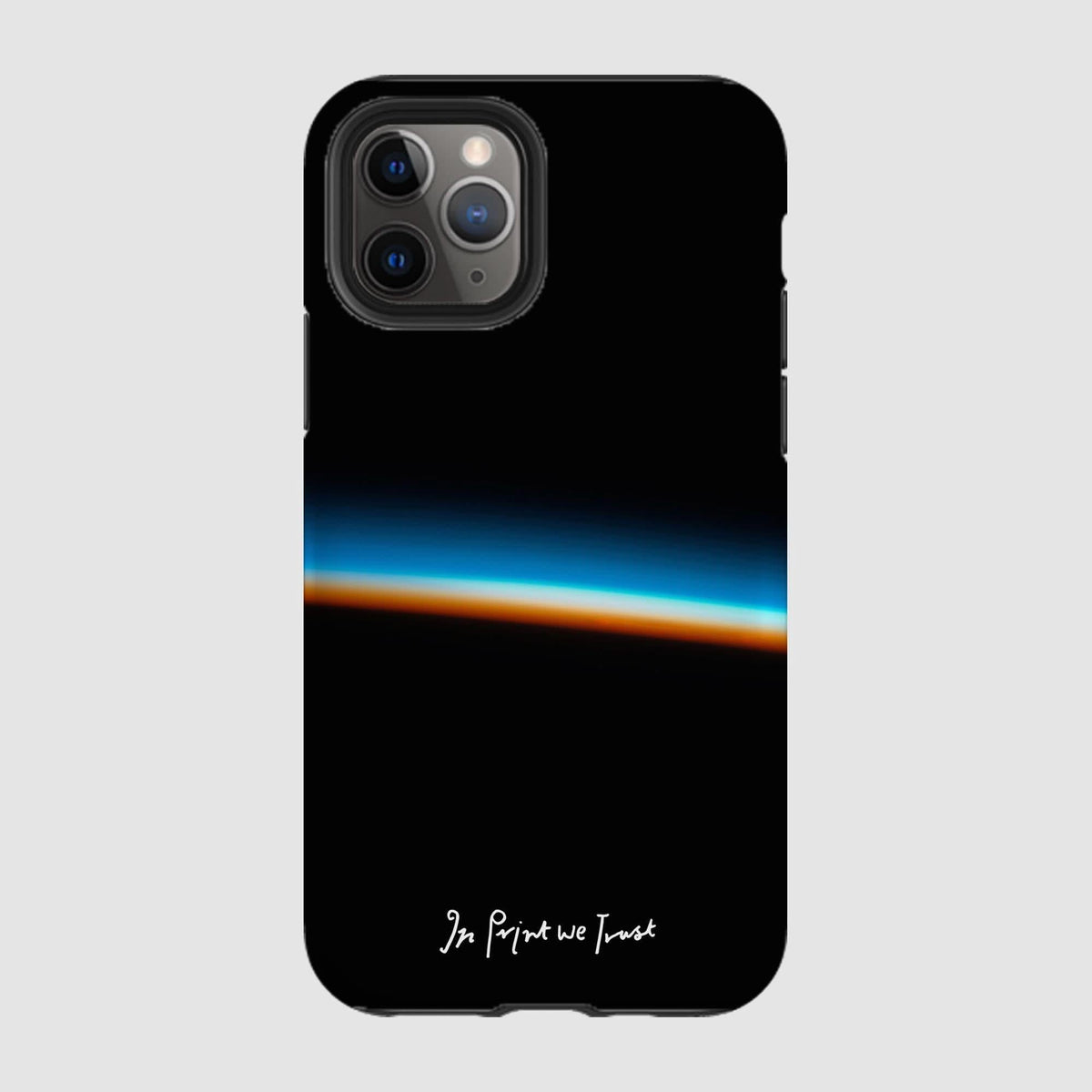 horizon tough iPhone case - In Print We Trust