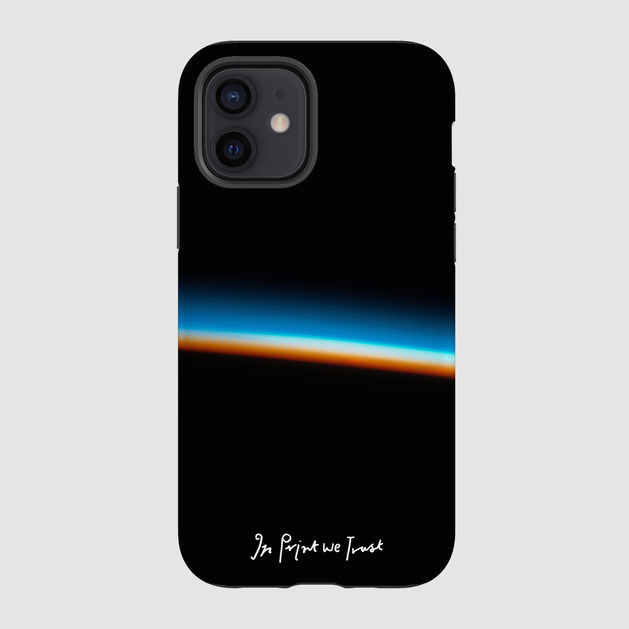 horizon tough iPhone case - In Print We Trust