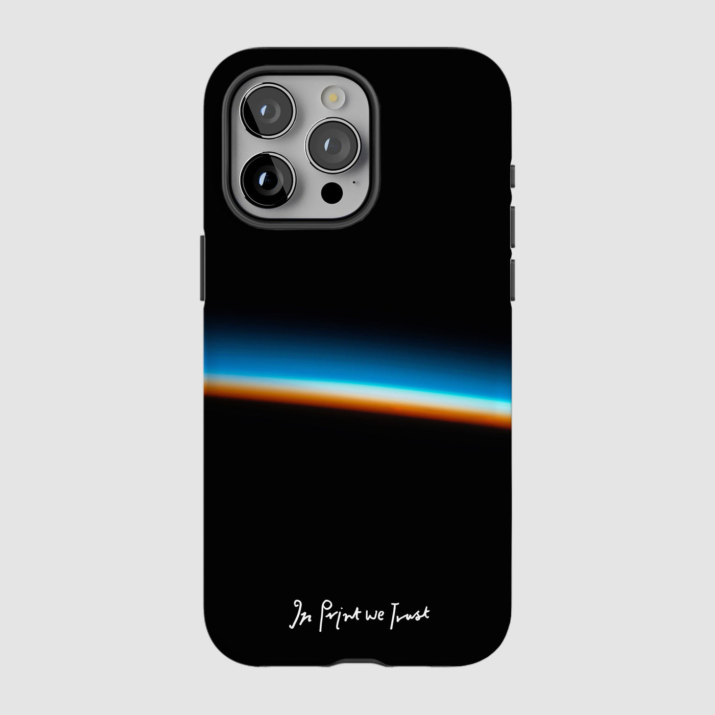 horizon tough iPhone case - In Print We Trust