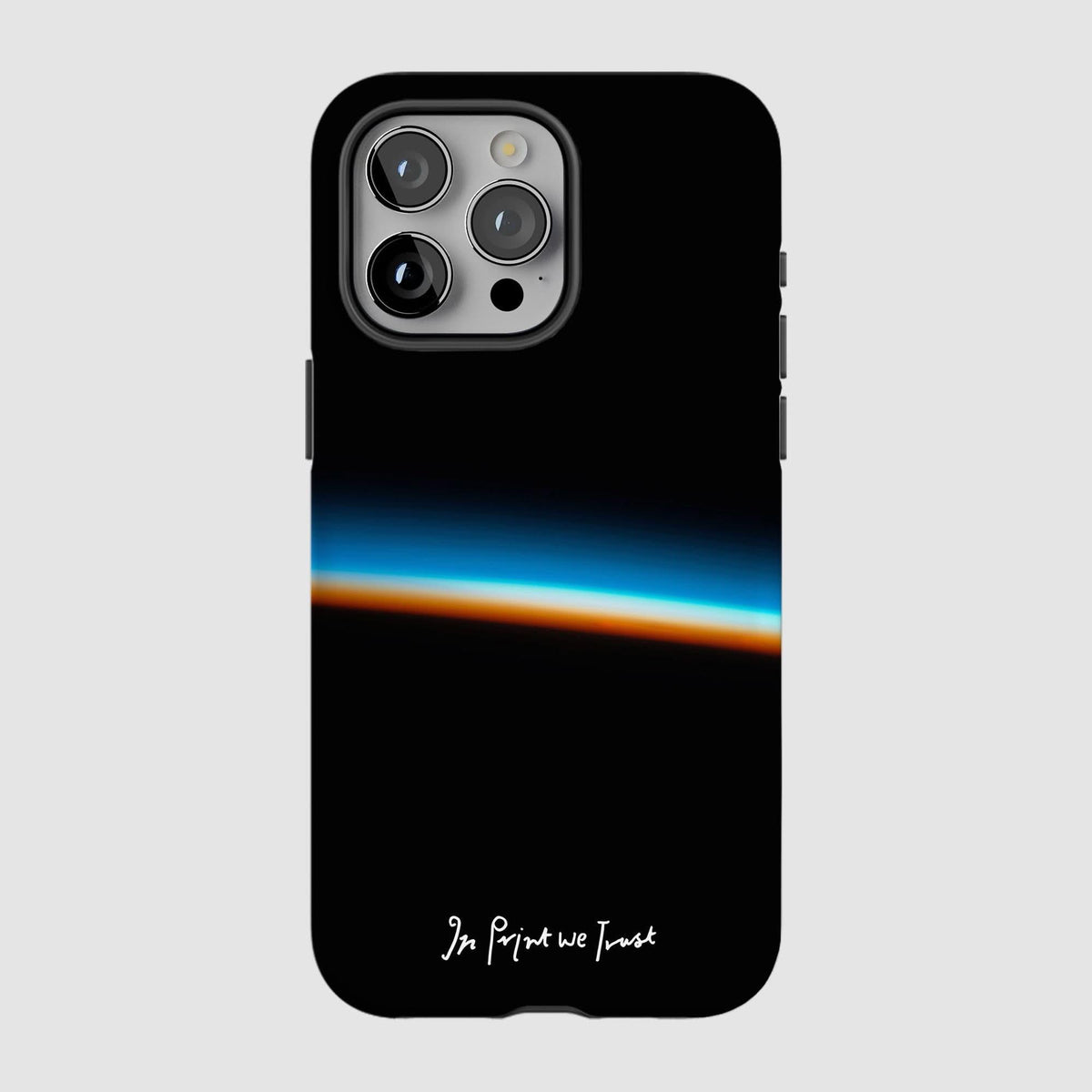 horizon tough iPhone case - In Print We Trust