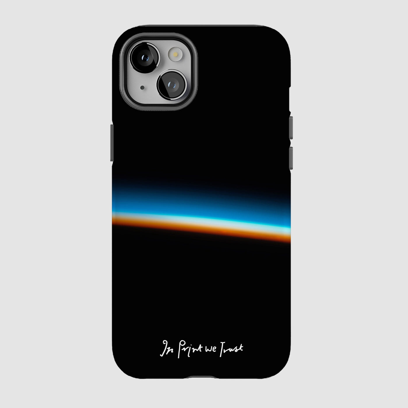 horizon tough iPhone case - In Print We Trust