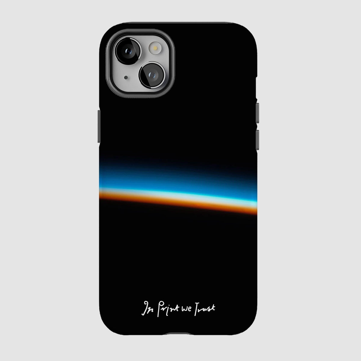 horizon tough iPhone case - In Print We Trust