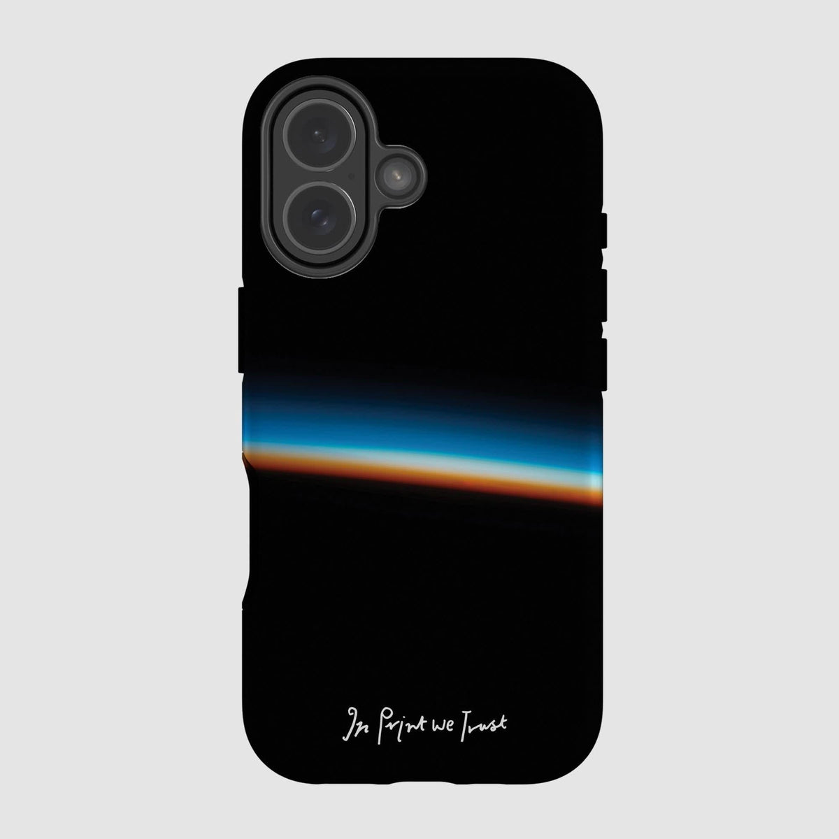 horizon tough iPhone case - In Print We Trust