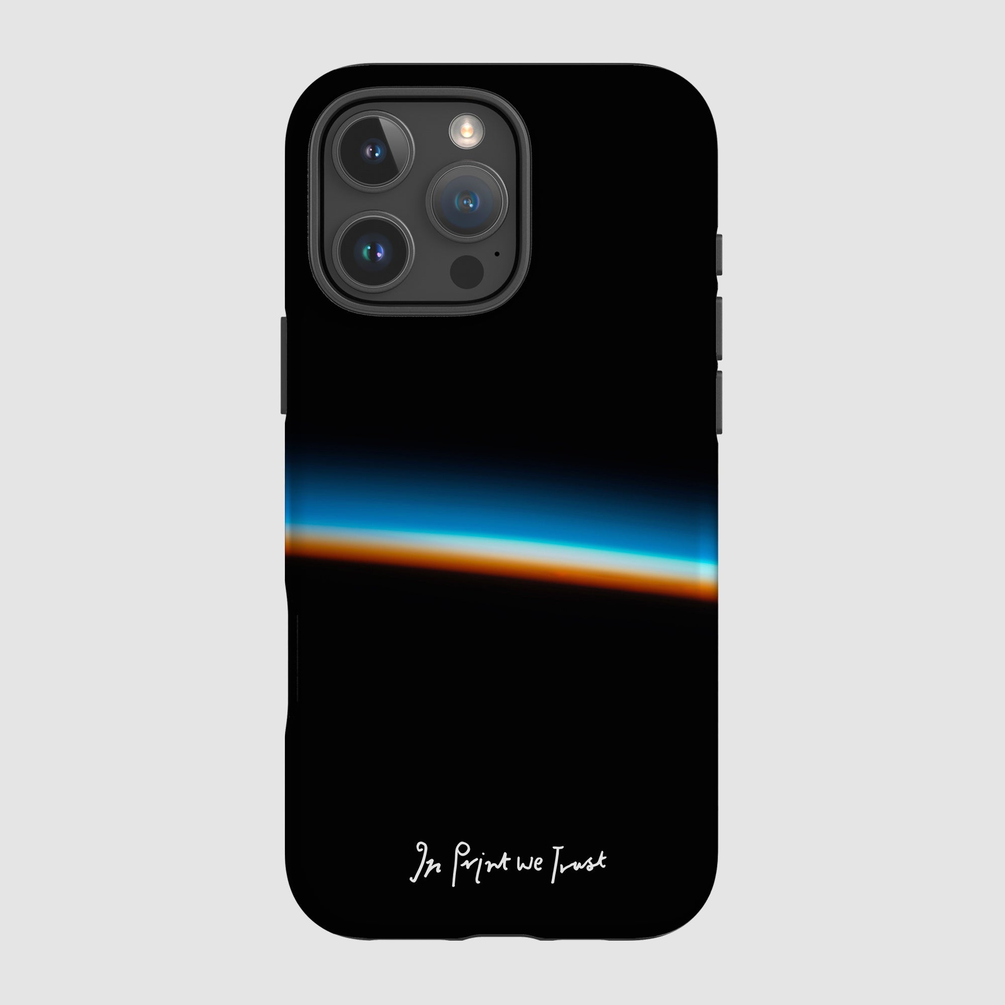 horizon tough iPhone case - In Print We Trust