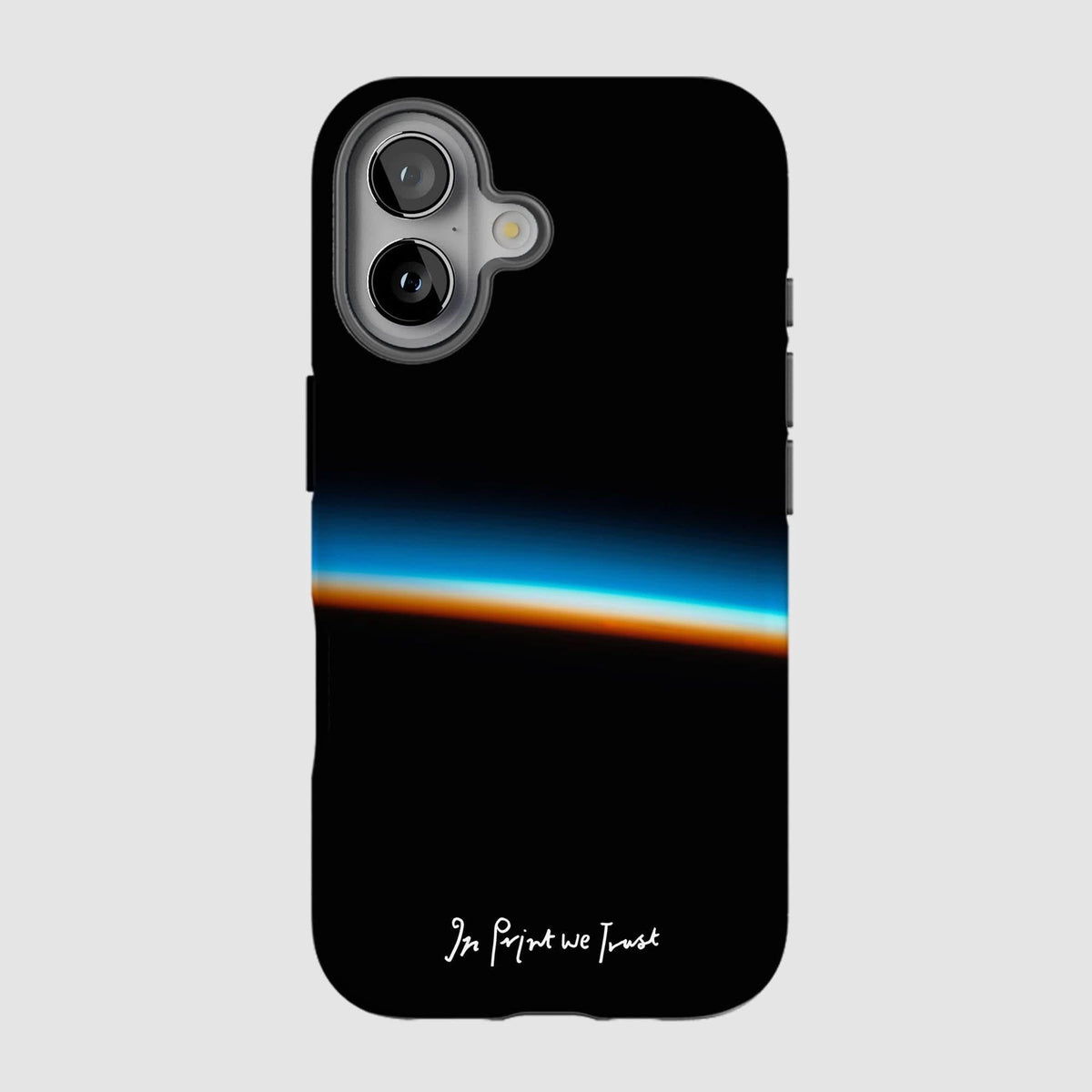 horizon tough iPhone case - In Print We Trust