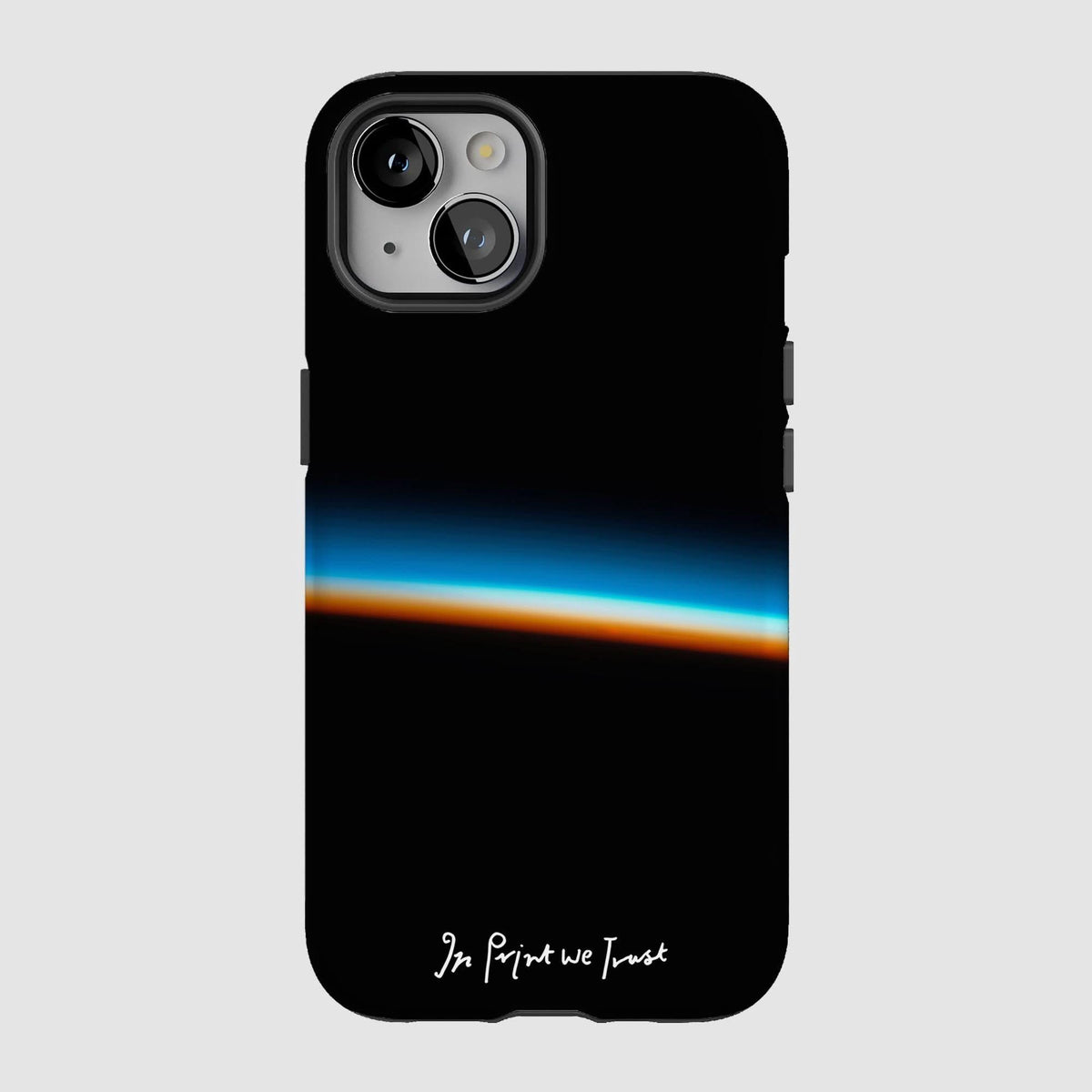 horizon tough iPhone case - In Print We Trust