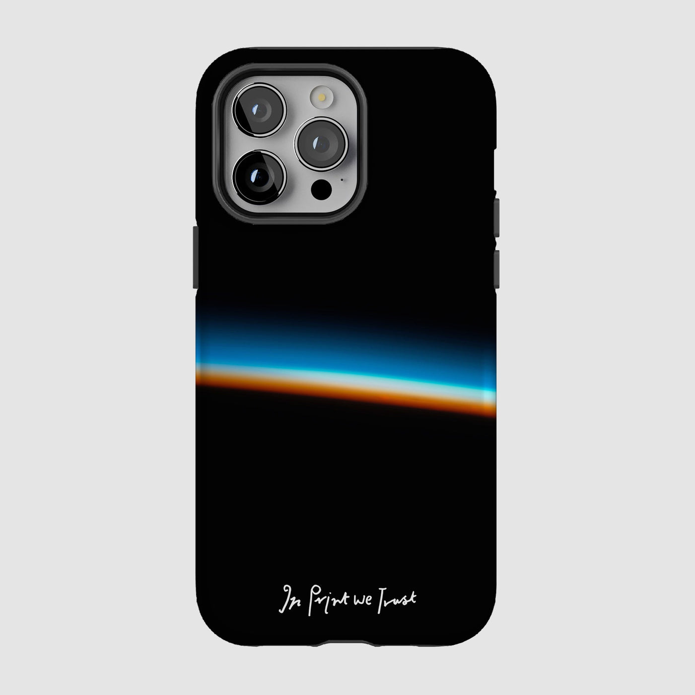 horizon tough iPhone case - In Print We Trust