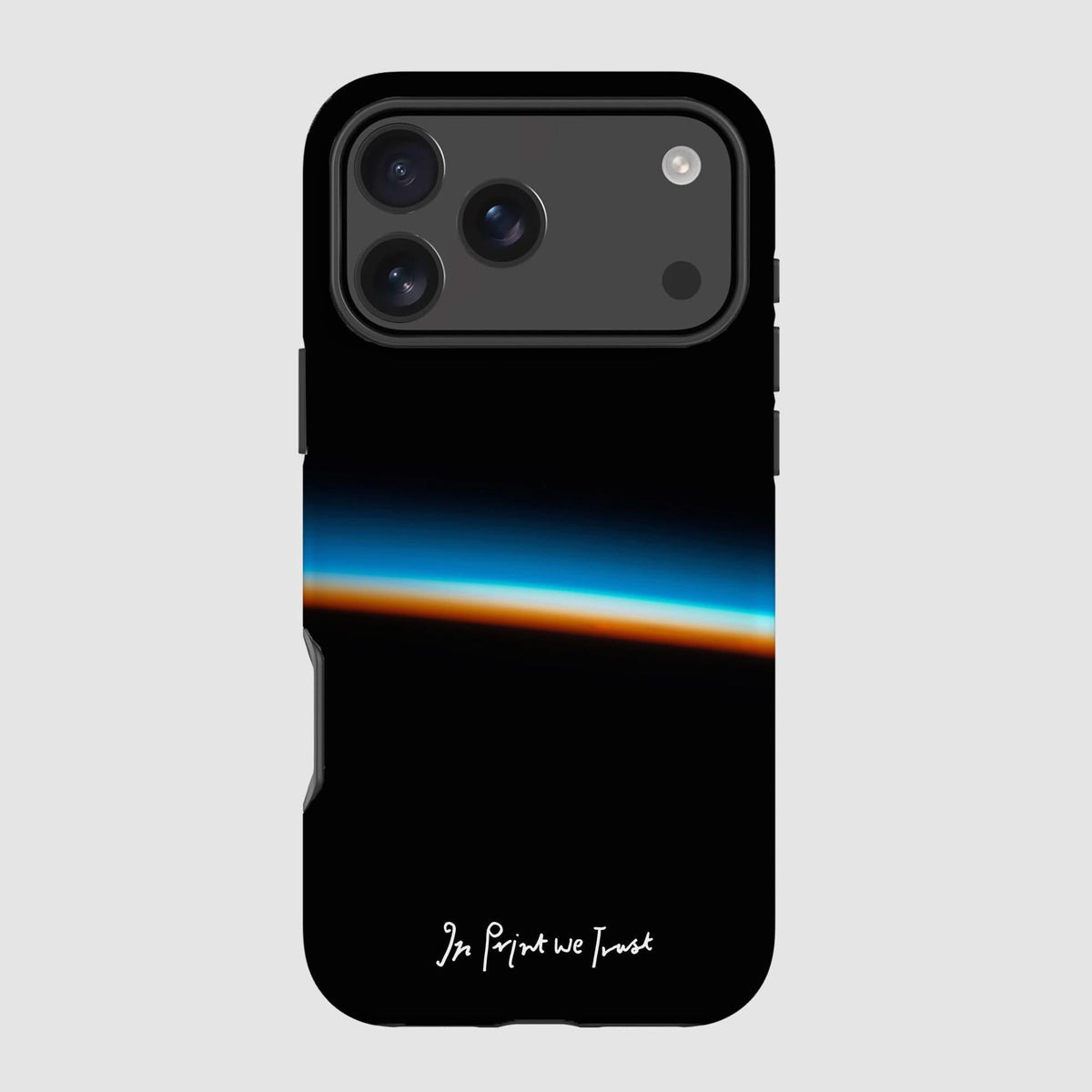 horizon tough iPhone case - In Print We Trust