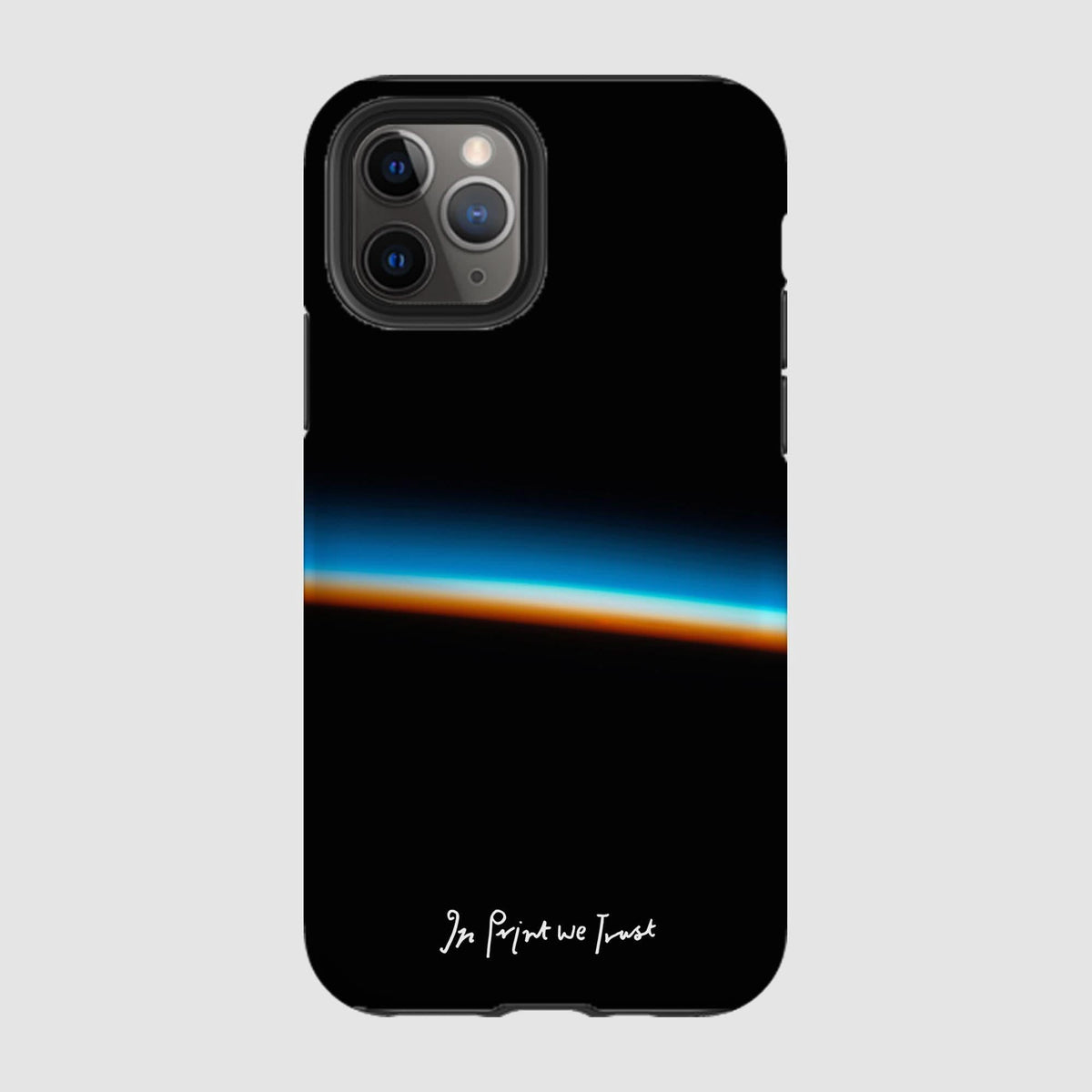 horizon tough iPhone case - In Print We Trust