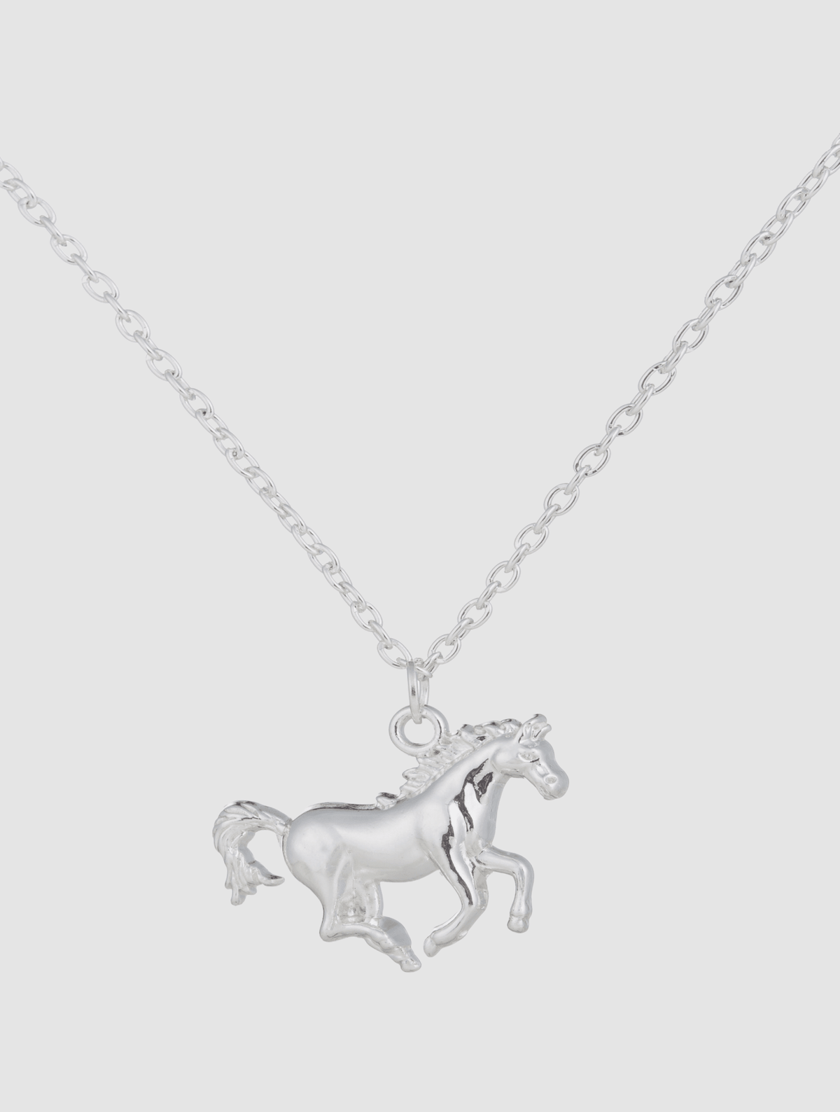 horse charm necklace - In Print We Trust