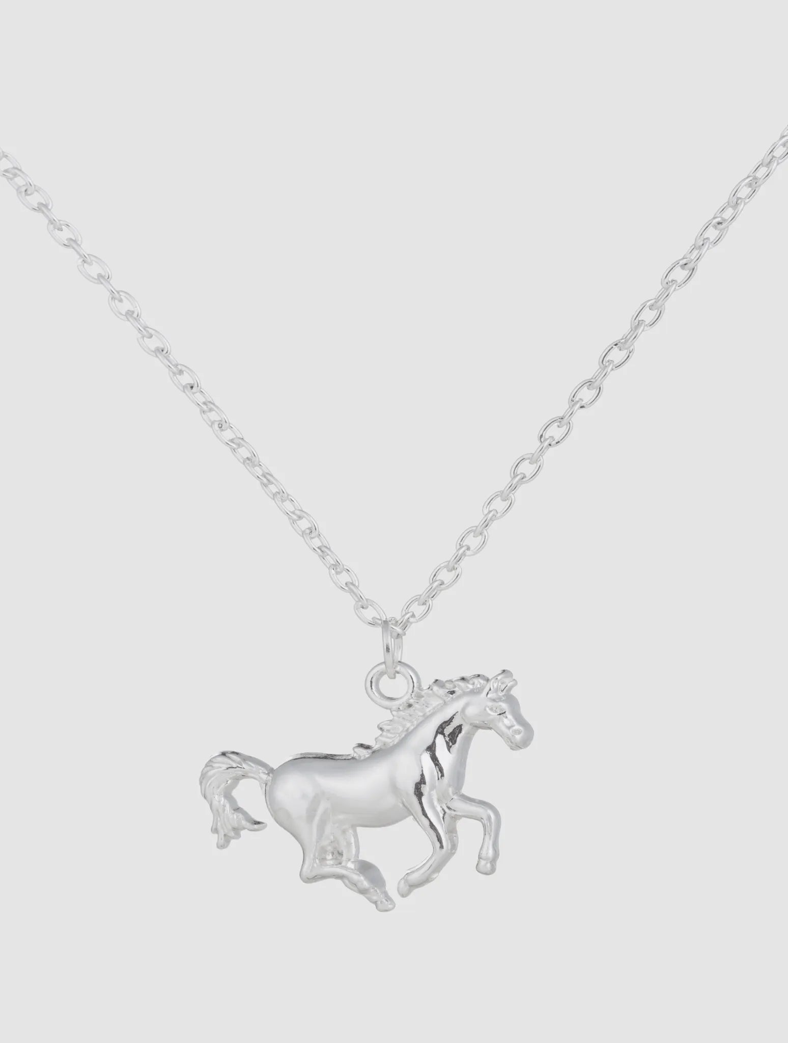 horse charm necklace - In Print We Trust