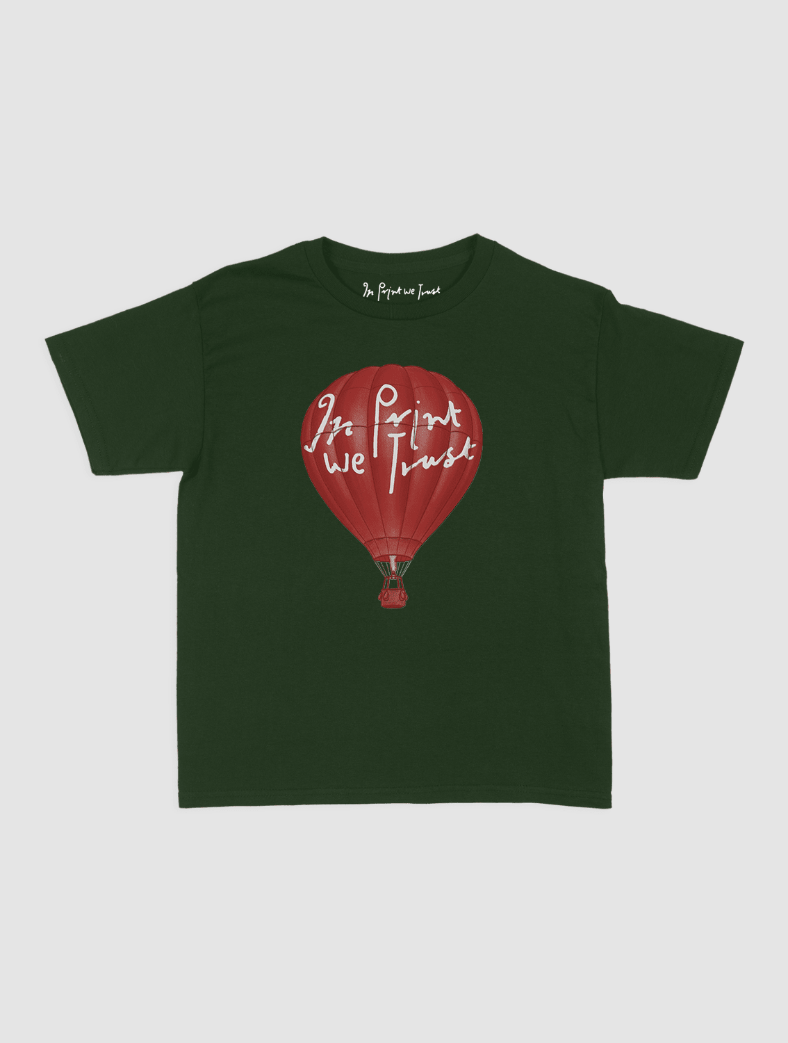 hot air balloon baby tee - In Print We Trust