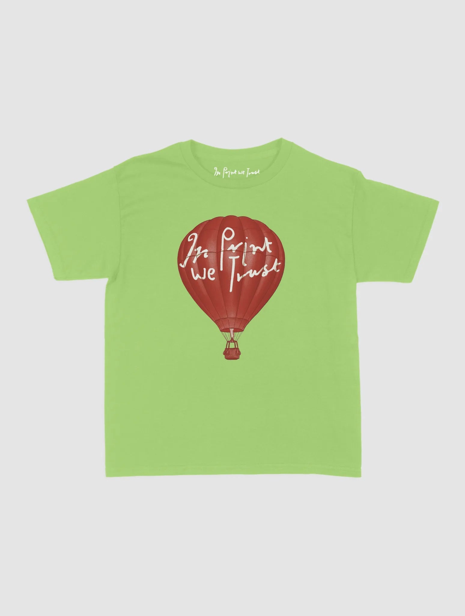 hot air balloon baby tee - In Print We Trust