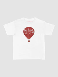 hot air balloon baby tee - In Print We Trust