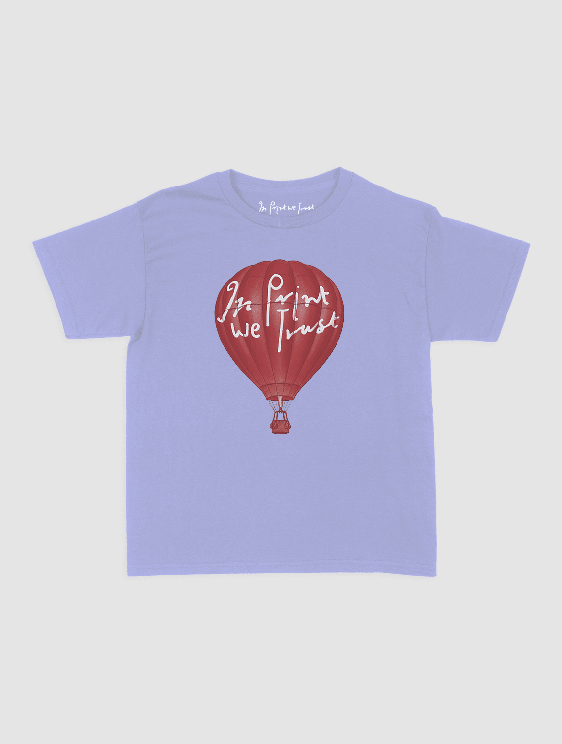 hot air balloon baby tee - In Print We Trust