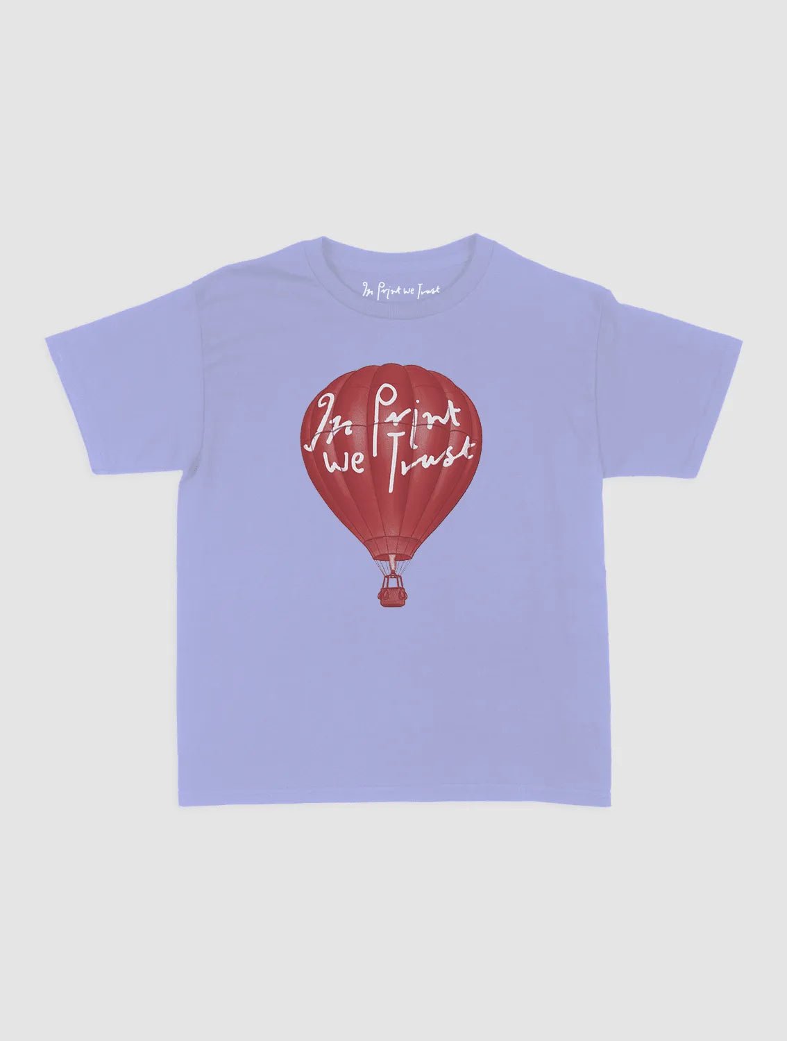 hot air balloon baby tee - In Print We Trust