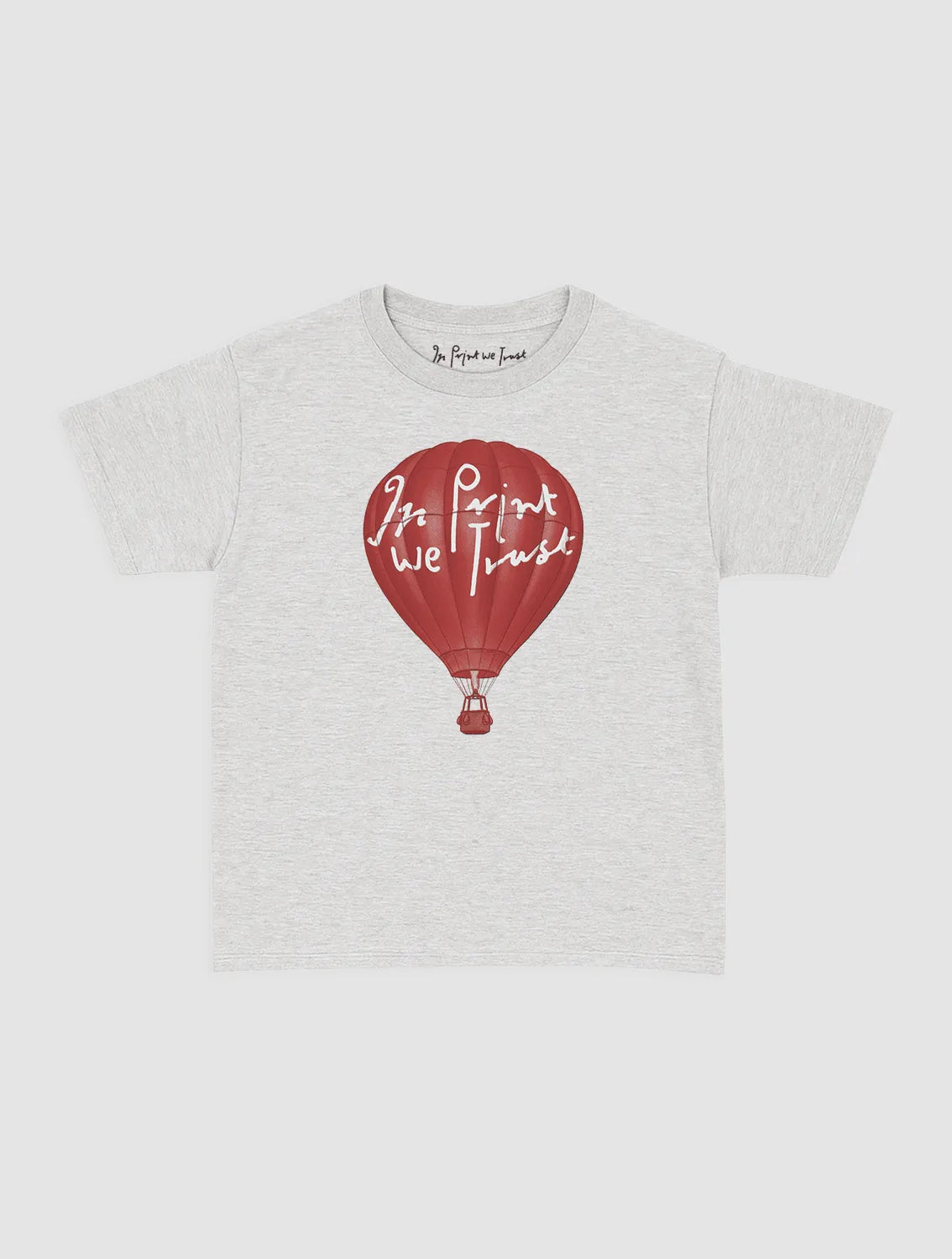 hot air balloon baby tee - In Print We Trust