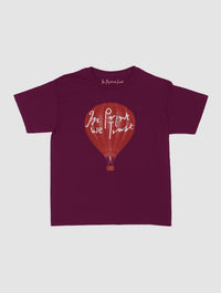 hot air balloon baby tee - In Print We Trust