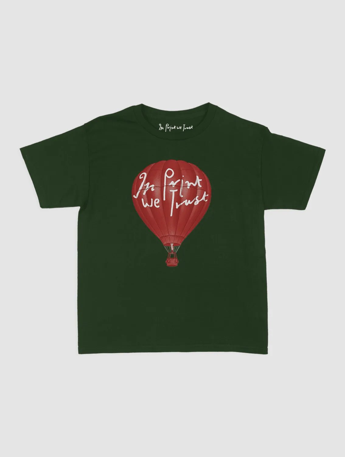 hot air balloon baby tee - In Print We Trust