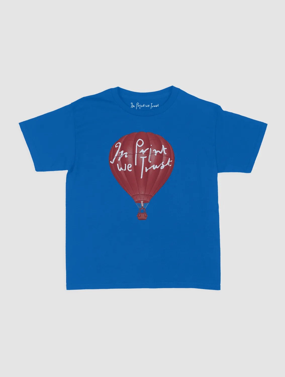 hot air balloon baby tee - In Print We Trust