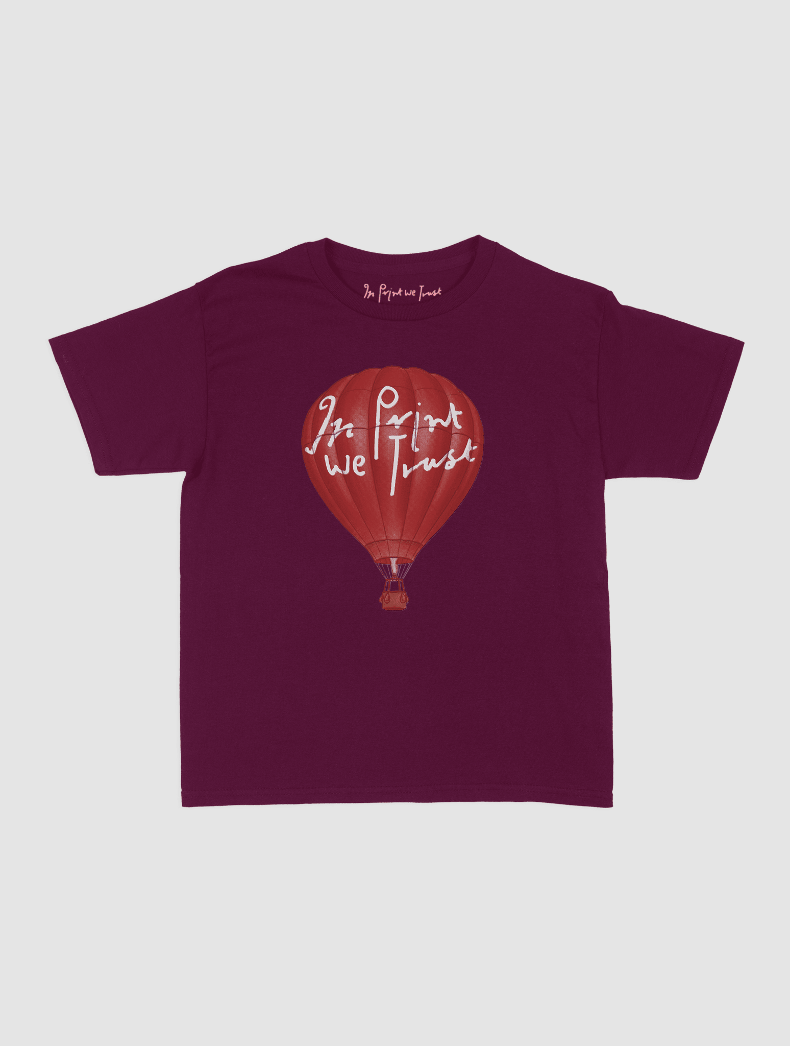 hot air balloon baby tee - In Print We Trust