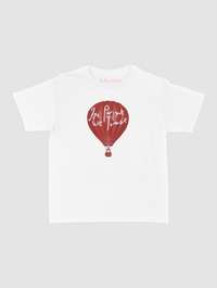 hot air balloon baby tee - In Print We Trust