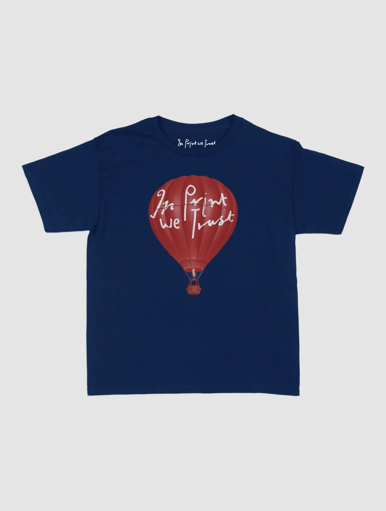 hot air balloon baby tee - In Print We Trust