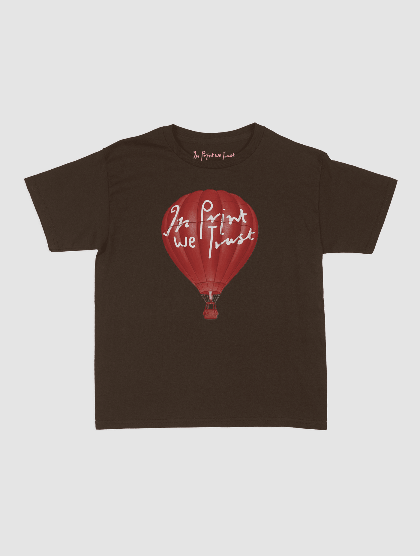 hot air balloon baby tee - In Print We Trust