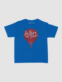 hot air balloon baby tee - In Print We Trust